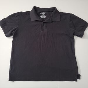 Flamehead Skate Black Short Sleeve Boy's Polo